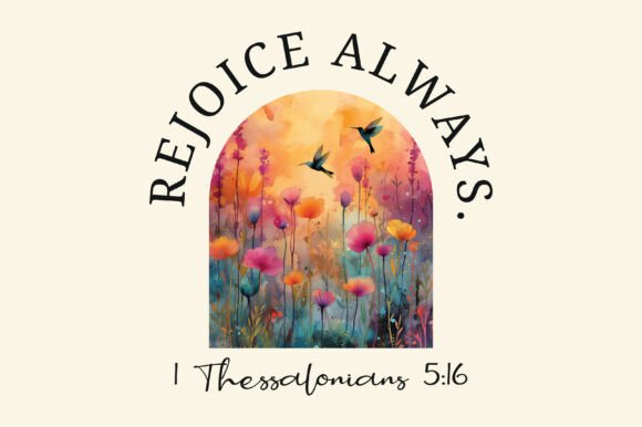 1 Thessalonians 5:16 T-Shirt Designs