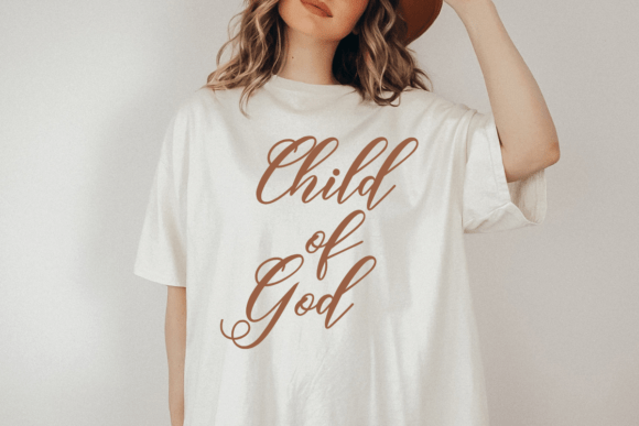 Child of God SVG PNG for T-Shirt Designs