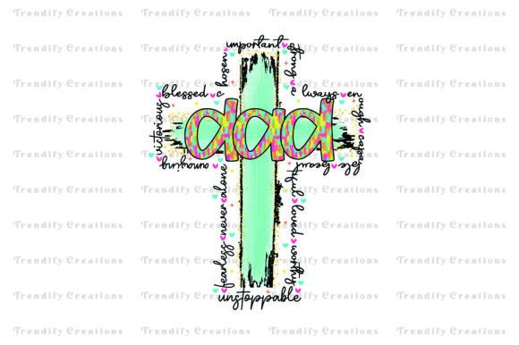 Christian Mama PNG: Strong Worthy Beauti T-Shirt Designs