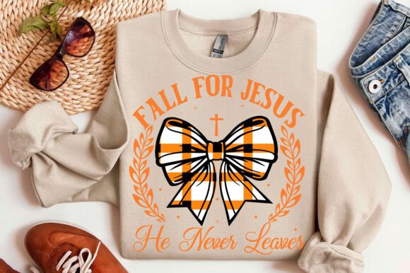 Fall for Jesus SVG & PNG — T-Shirt Designs