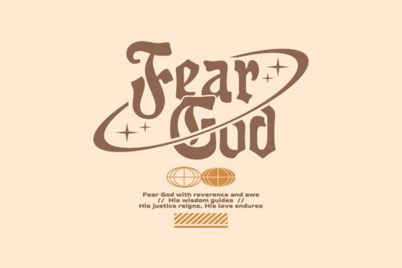 Fear God Typography Christian T-shirt