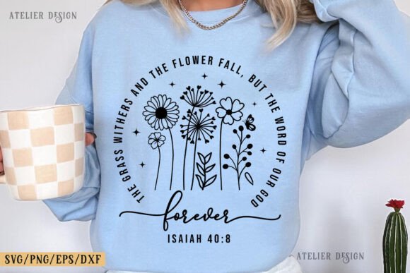 The Grass Withers Boho Christian Shirt