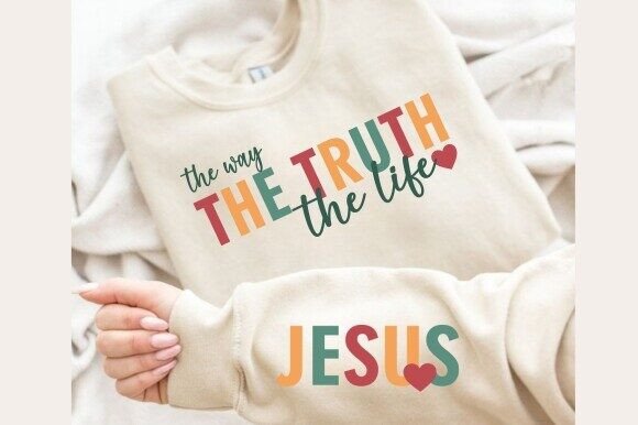 The Way the Truth Life Christian SVG PNG